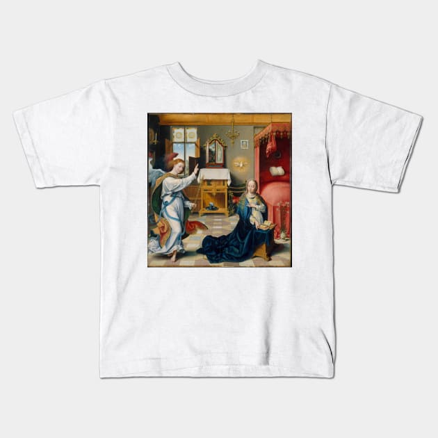 The Annunciation Kids T-Shirt by truthtopower